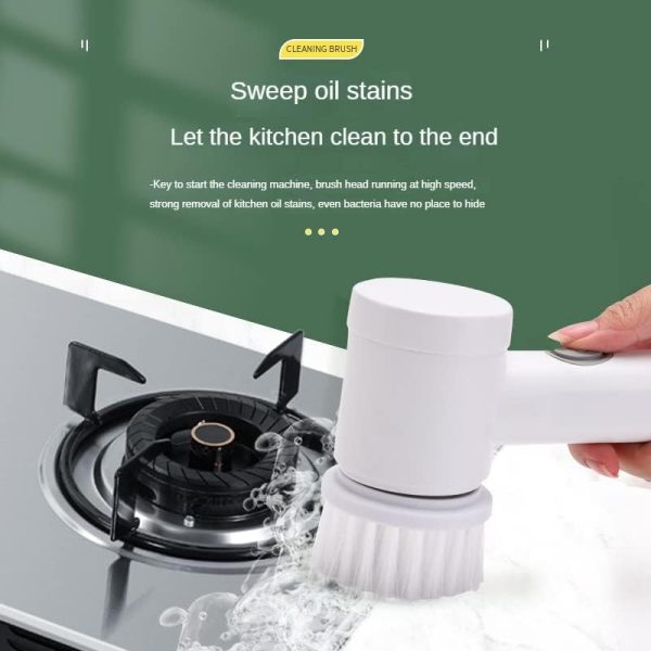 Wireless Battery Cleaning Brush
