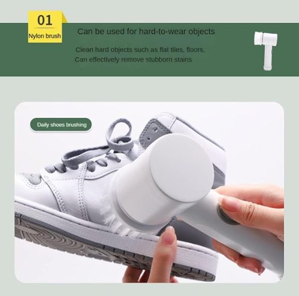 Wireless Battery Cleaning Brush