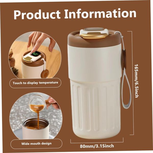 Coffee Thermos With Temperature Display