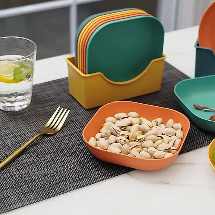 10-Pcs Plastic Multi-function Plates